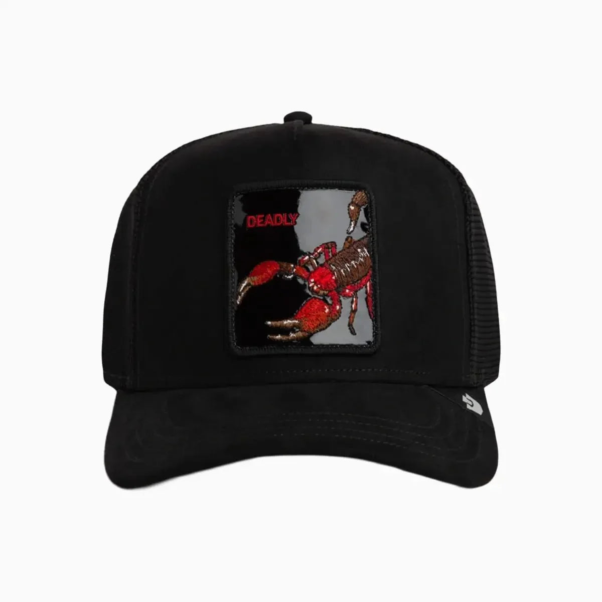 Black Out Scorpion Trucker Hat