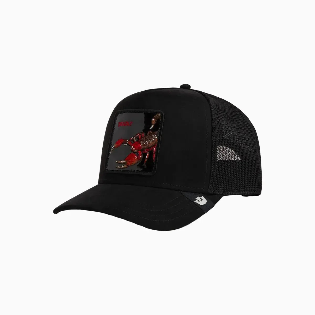 Black Out Scorpion Trucker Hat