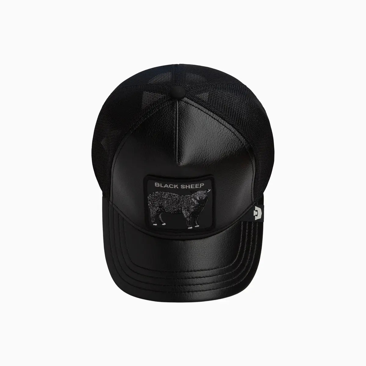 Faux Leather Sheep Trucker Hat