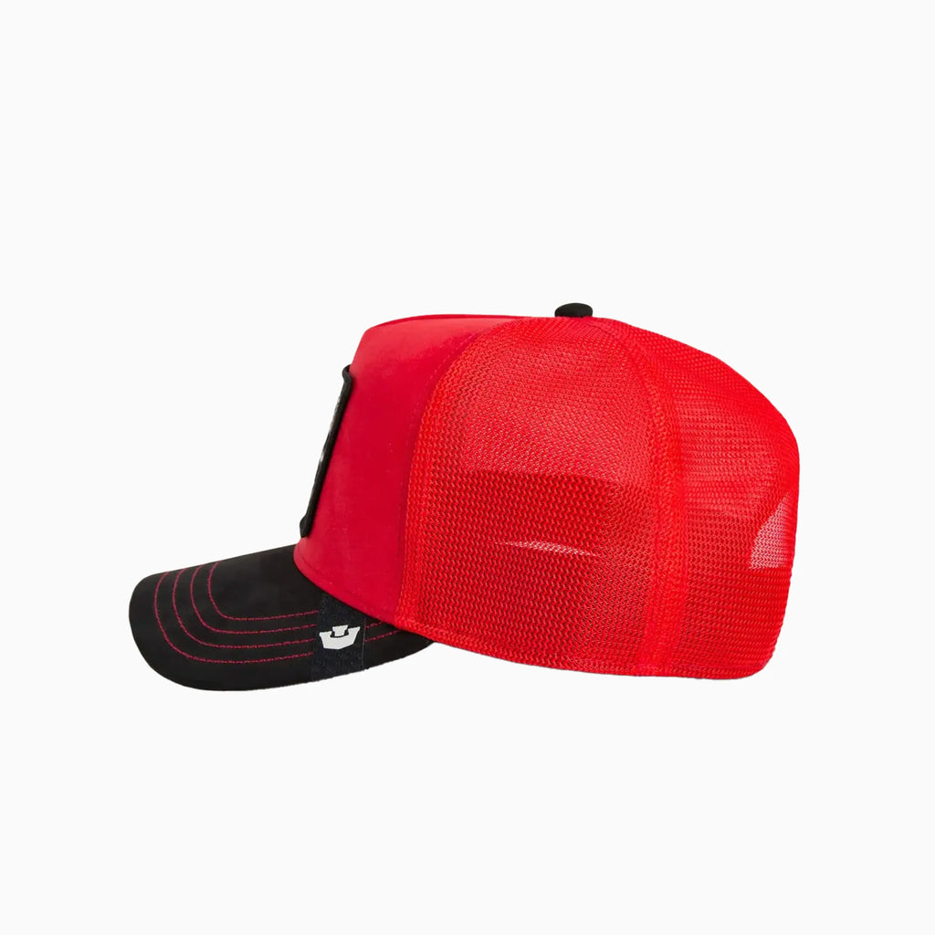 Casquette de routier en daim de buffle