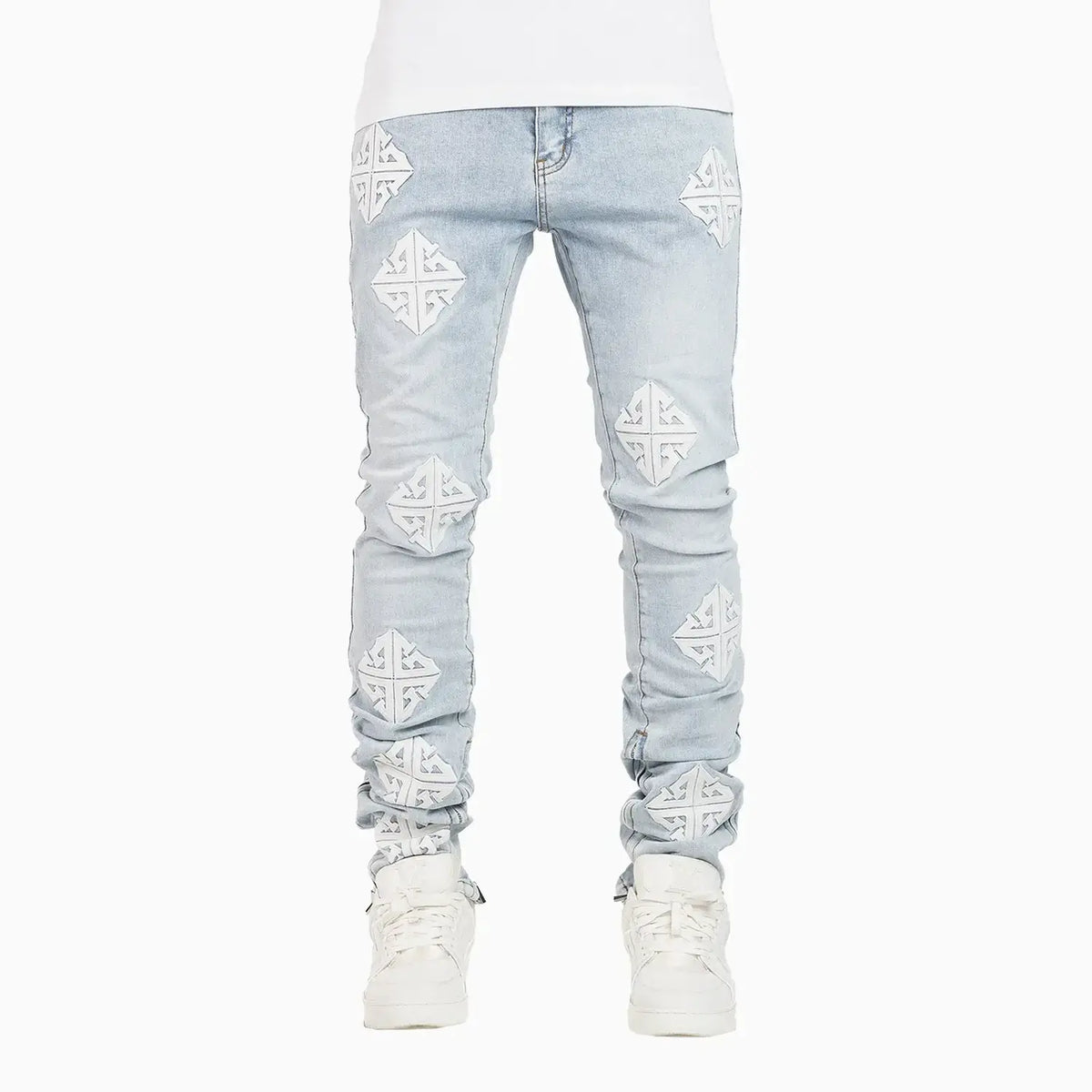 Men's Aqua Blue Icon Denim V2 Pant
