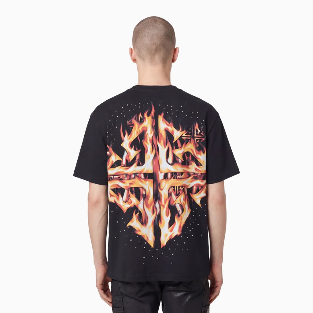 Camiseta Cyborg Negra para Hombre