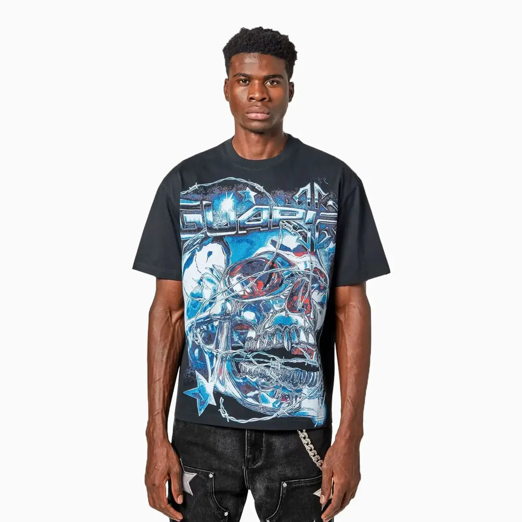 T-shirt Crâne Chromé Homme