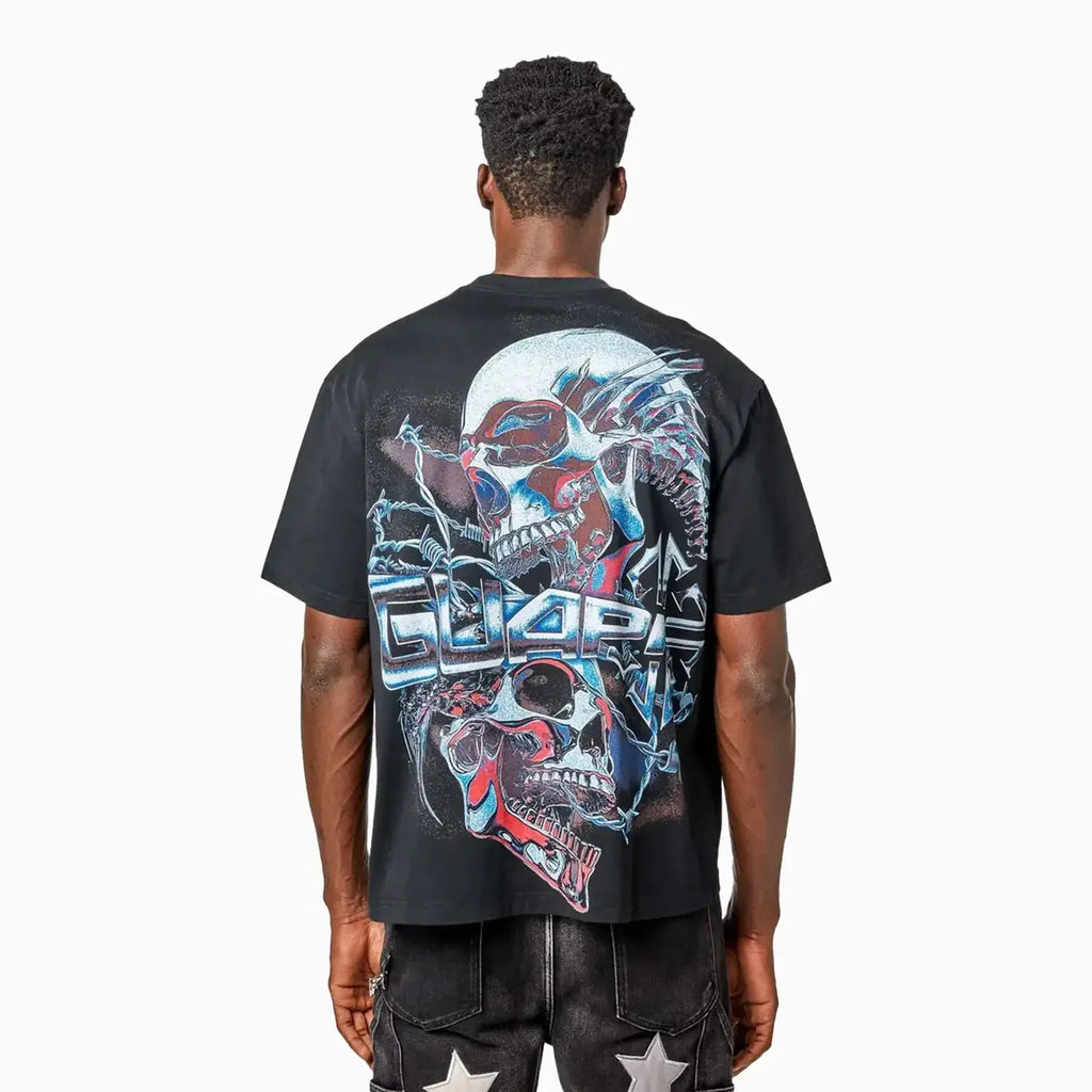 T-shirt Crâne Chromé Homme