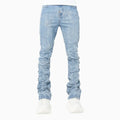 Pantalon en denim Spider bleu acier pour homme