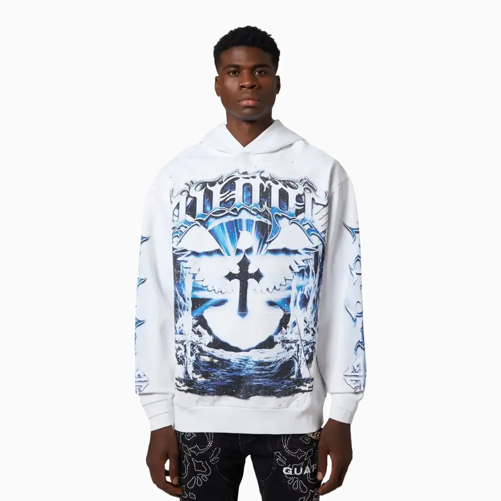 Men's White Heavens Vault Hoodie