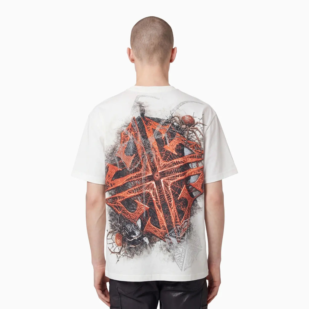 T-shirt blanc araignée homme