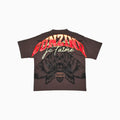 T-shirt oversize streetwear à imprimé graphique de papillon de nuit pour homme