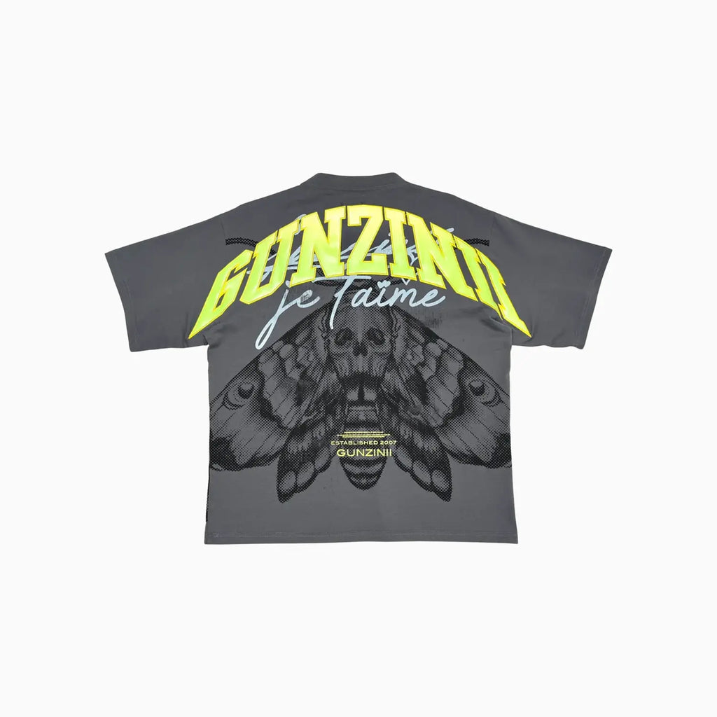 T-shirt oversize streetwear à imprimé graphique de papillon de nuit pour homme