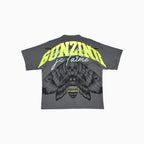 T-shirt oversize streetwear à imprimé graphique de papillon de nuit pour homme