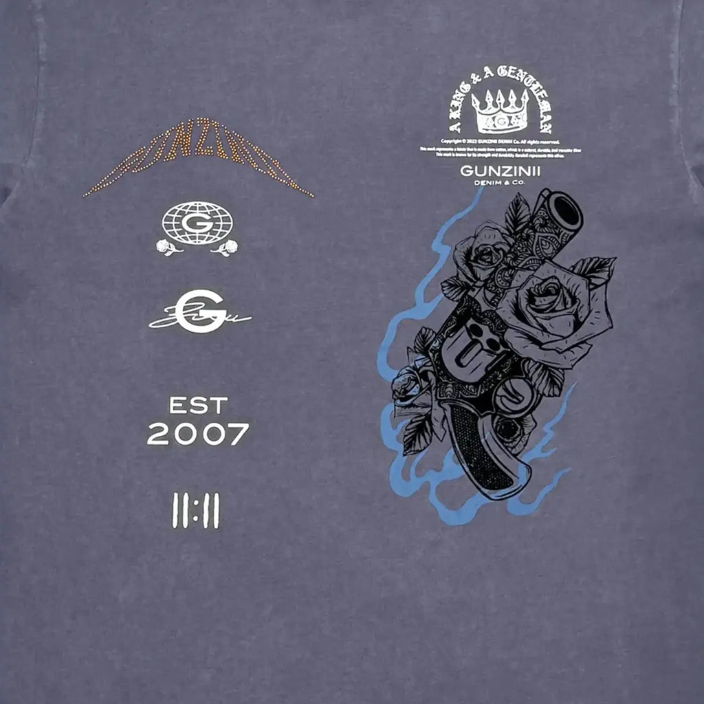 Camiseta de manga corta estampada para hombre