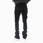 Men's Stacked Cargo Denim Pant