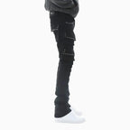 Men's Stacked Cargo Denim Pant