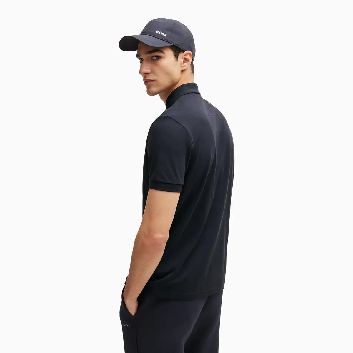 Men's Cotton Piqu¨¦ Regular Fit Polo Shirt with Tonal Logo