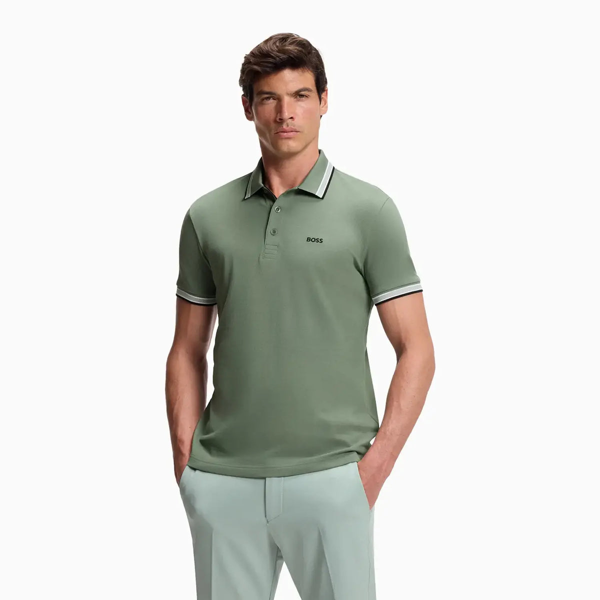 Polo de hombre Paddy en piqué de algodón