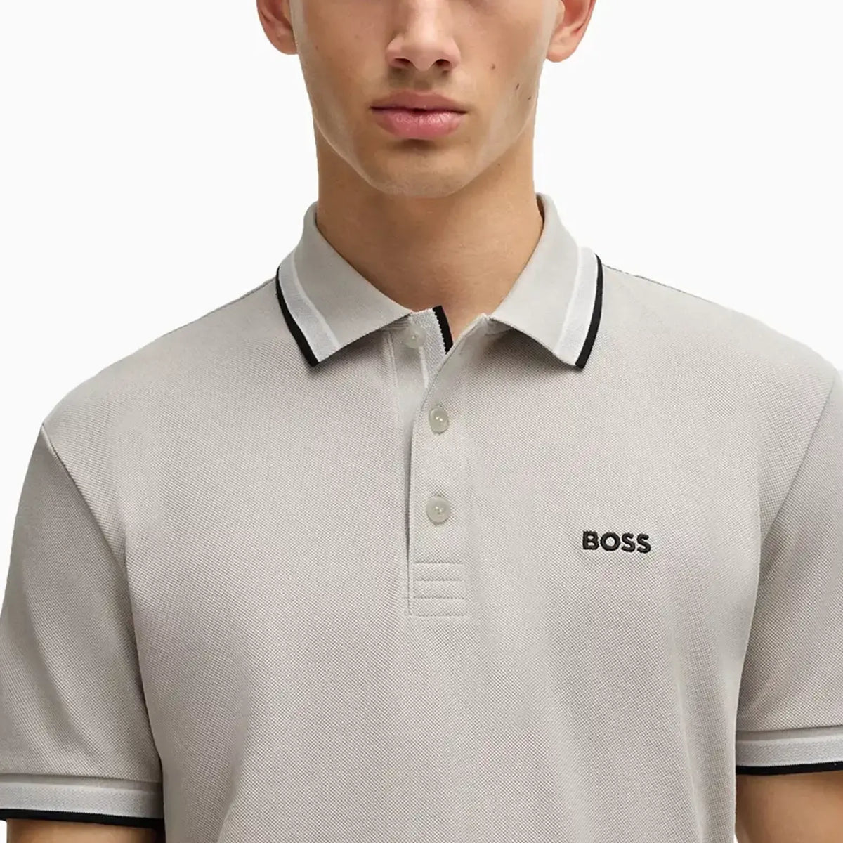 Polo Paddy para hombre de algodón con logo