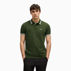 Polo de Hombre con Logotipo y Detalles a Contraste