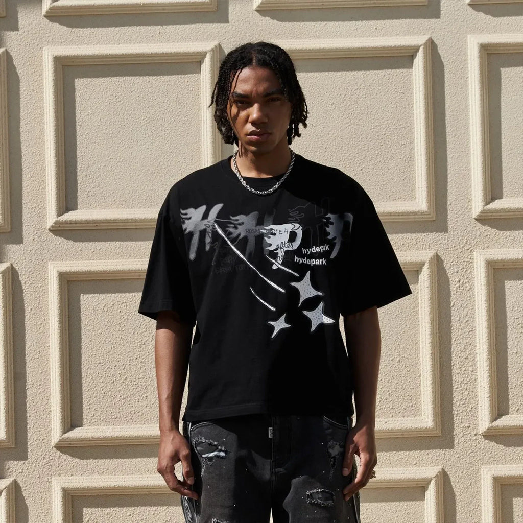 T-shirt à manches courtes HP Star pour homme