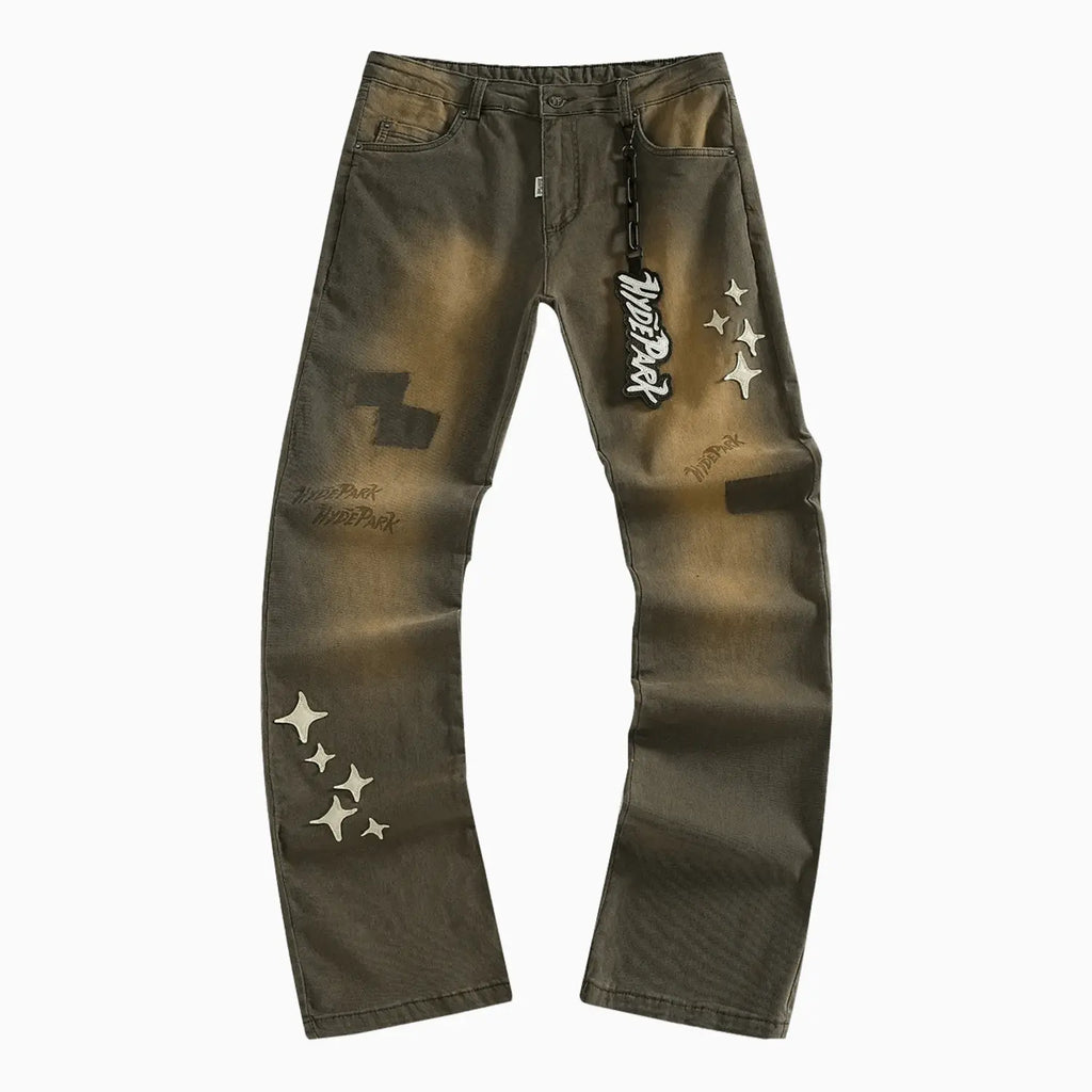 Pantalon en denim Skinny Flare Pivotal pour homme