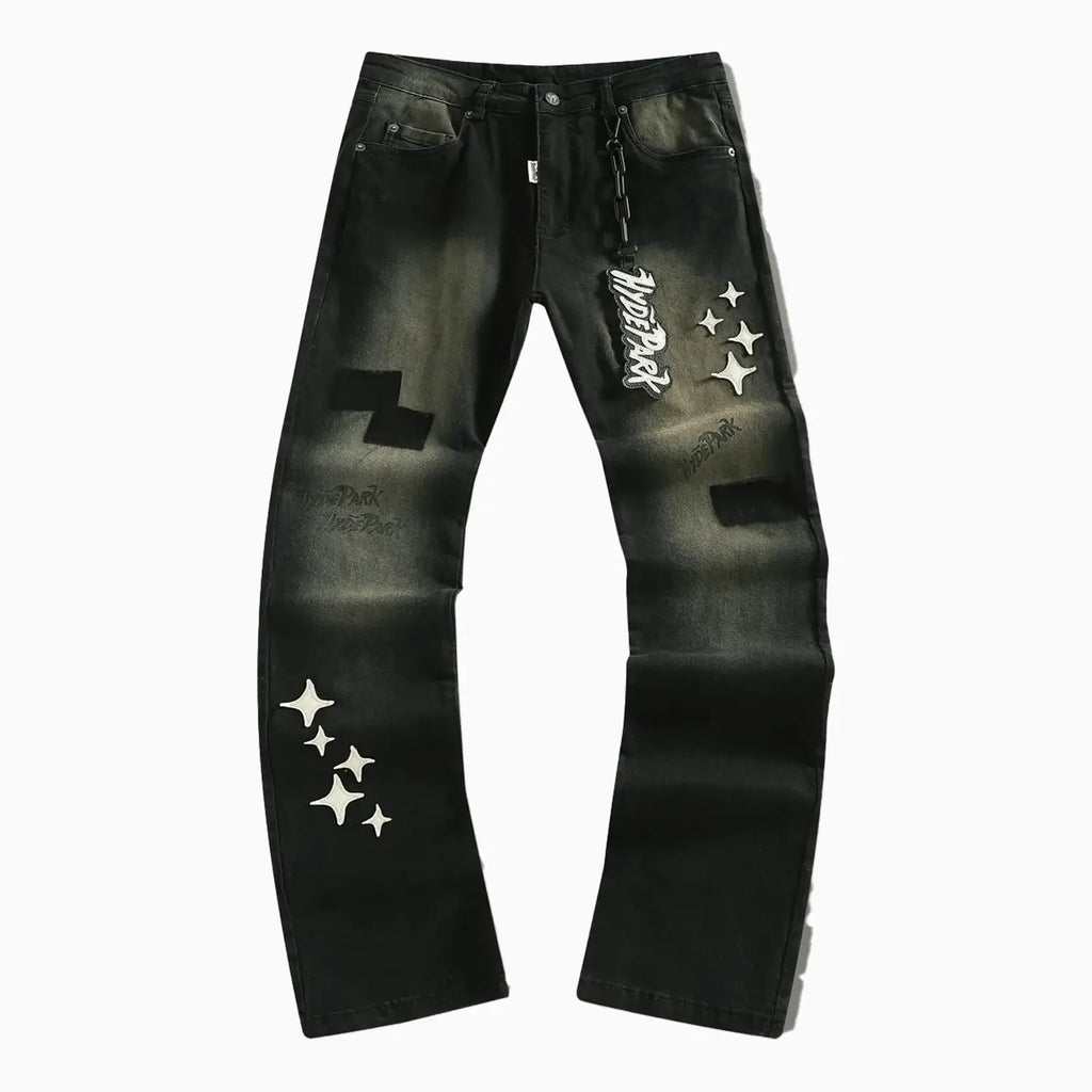 Pantalon en denim Skinny Flare Pivotal pour homme