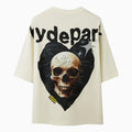 Camiseta de camuflaje de corazón con calavera para hombre