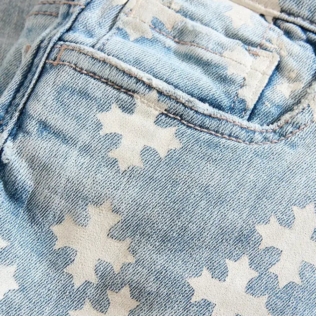 Kid's Super Skinny Stacked Forbidden Fruit Denim Pant