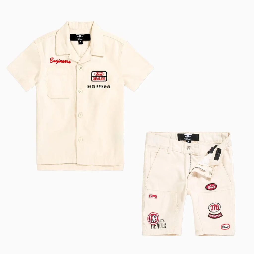 Ensemble chemise et short "The Re-Up Mechanic" pour enfant