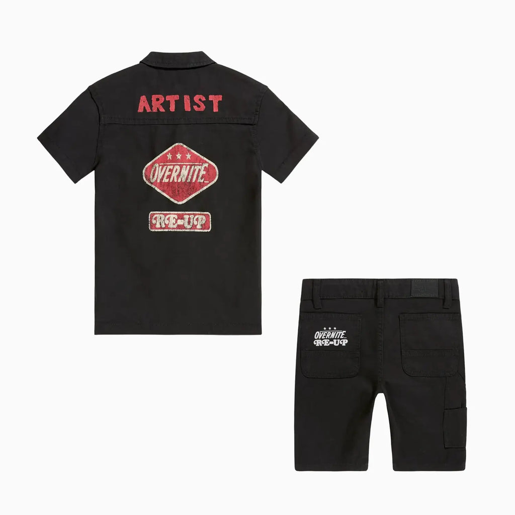 Ensemble chemise et short "The Re-Up Mechanic" pour enfant