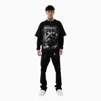 T-shirt thermique gaufré Blood Sport pour homme