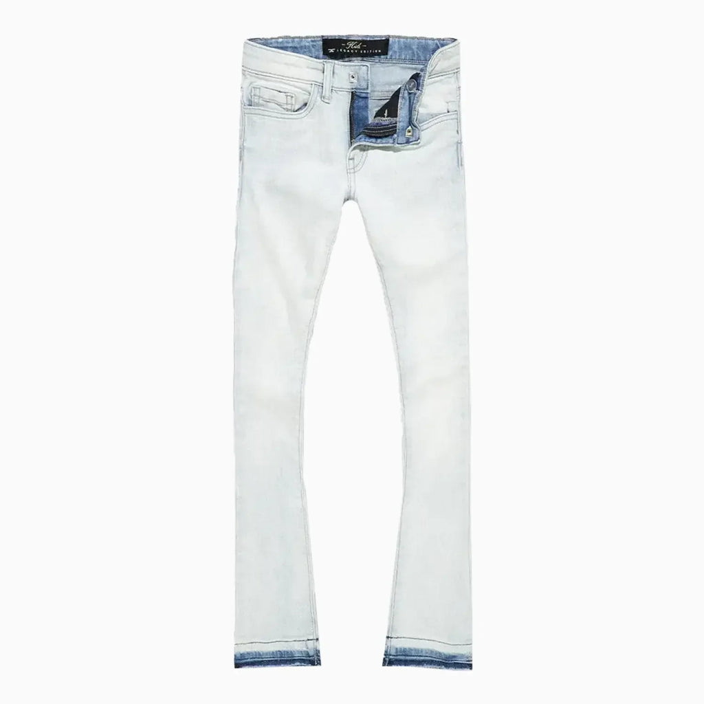 Pantalon en jean empilé propre pour homme