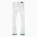 Pantalon en jean empilé propre pour homme