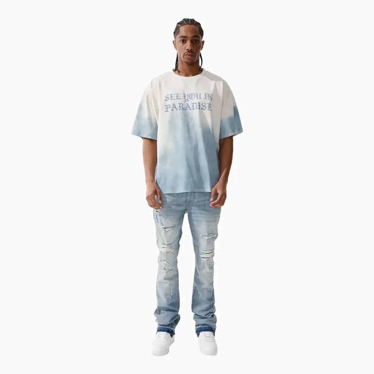 Pantalon en jean Martin Stacked SYIP pour homme