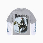 T-shirt thermique gaufré Night Rider pour homme
