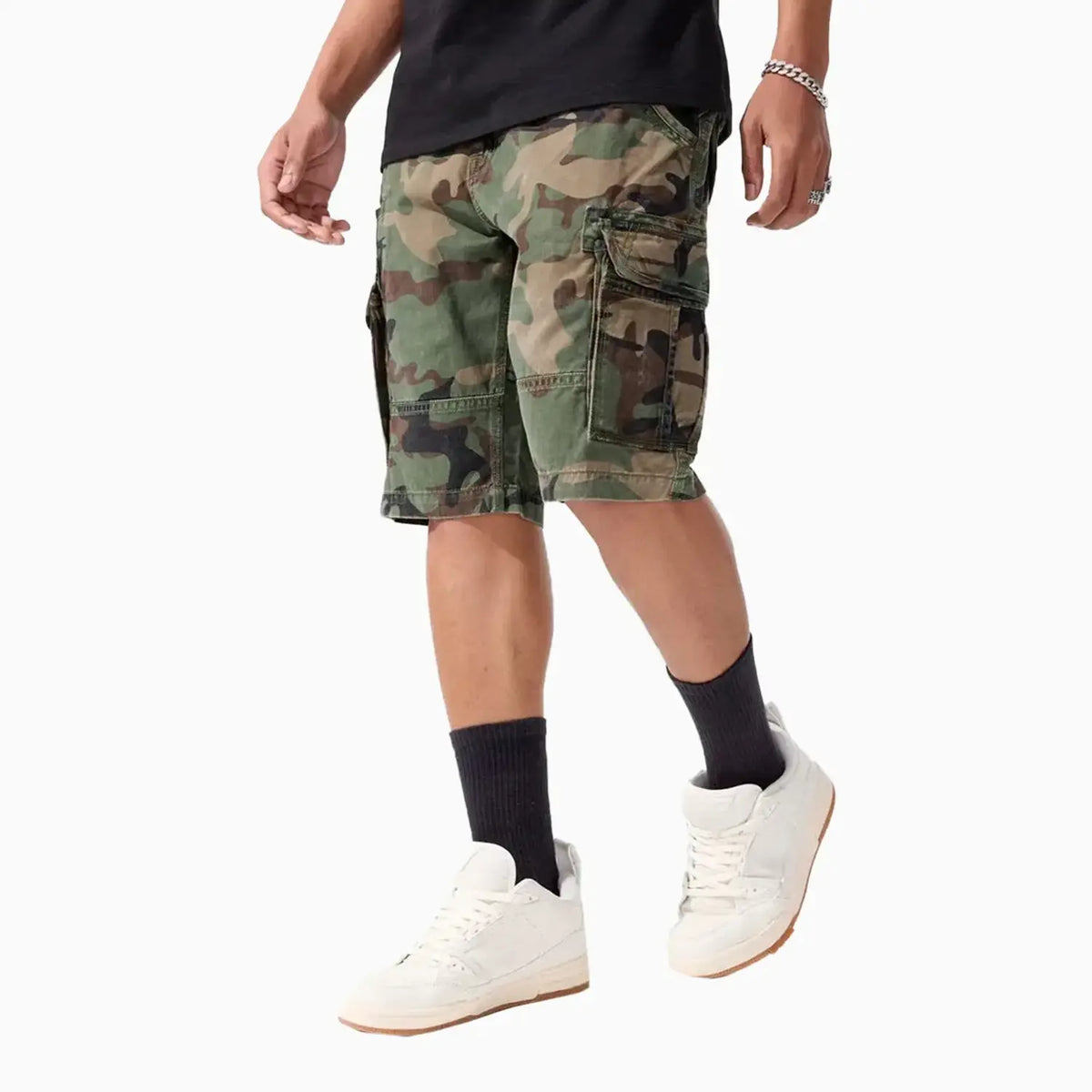 Pantalones Cortos Cargo Xavier Camo para Hombre