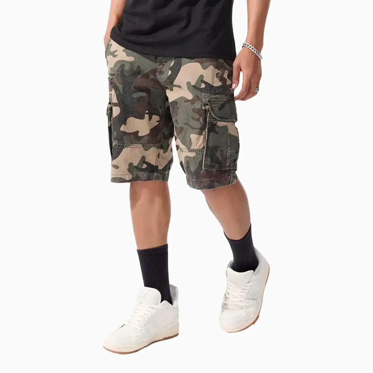 Pantalones Cortos Cargo Xavier Camo para Hombre