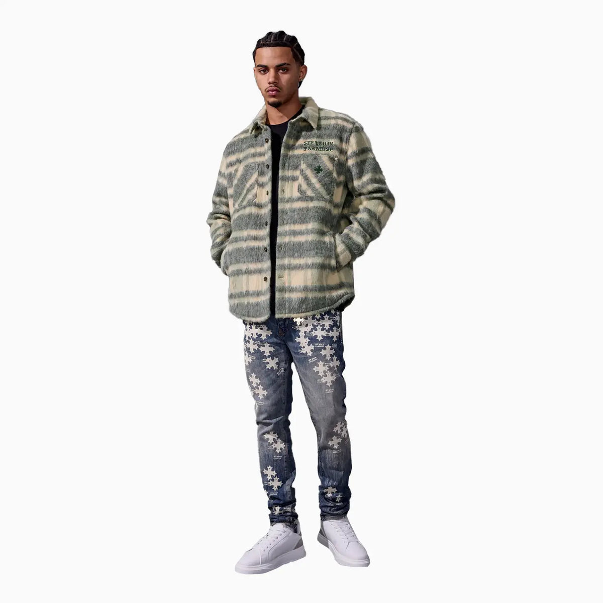 Camisa Chaqueta Franela Paradise para Hombre