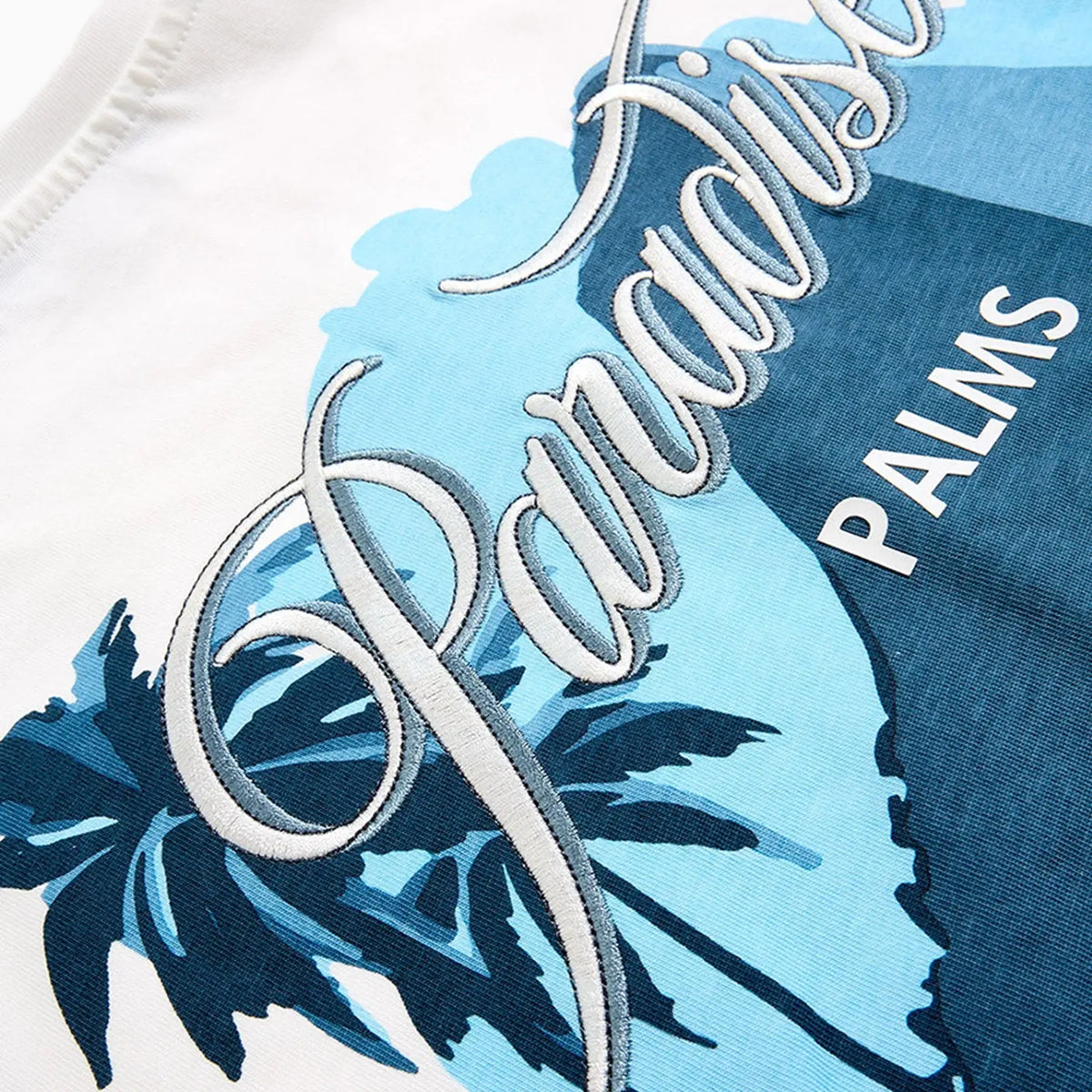 Conjunto de camiseta y shorts Paradise Palms para hombre