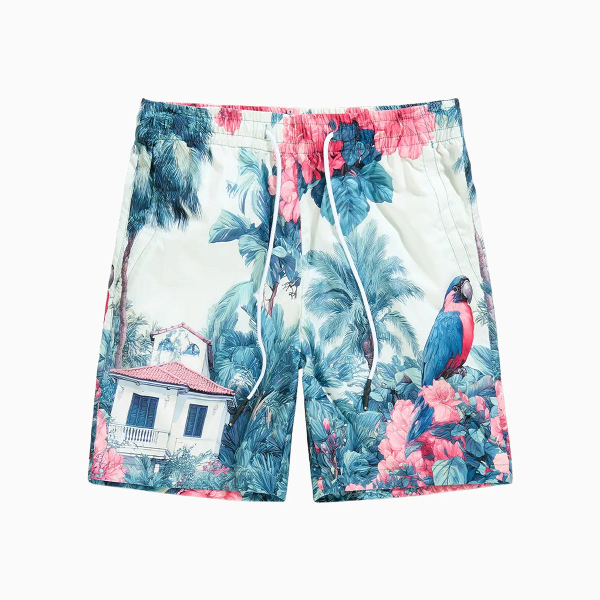 Conjunto de camiseta y shorts Paradise Palms para hombre