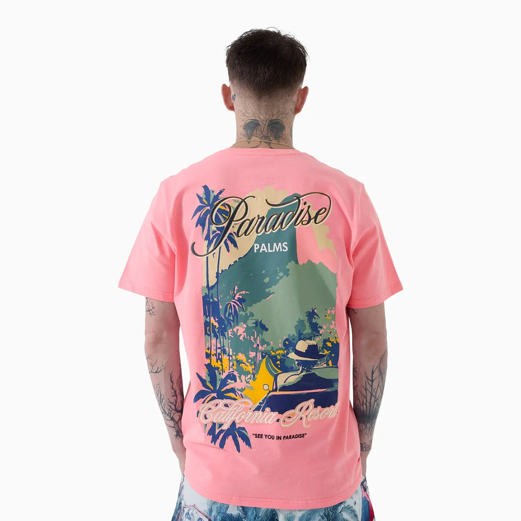 Conjunto de camiseta y shorts Paradise Palms para hombre
