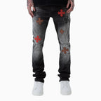 Pantalón vaquero apilado de hombre Reckoning