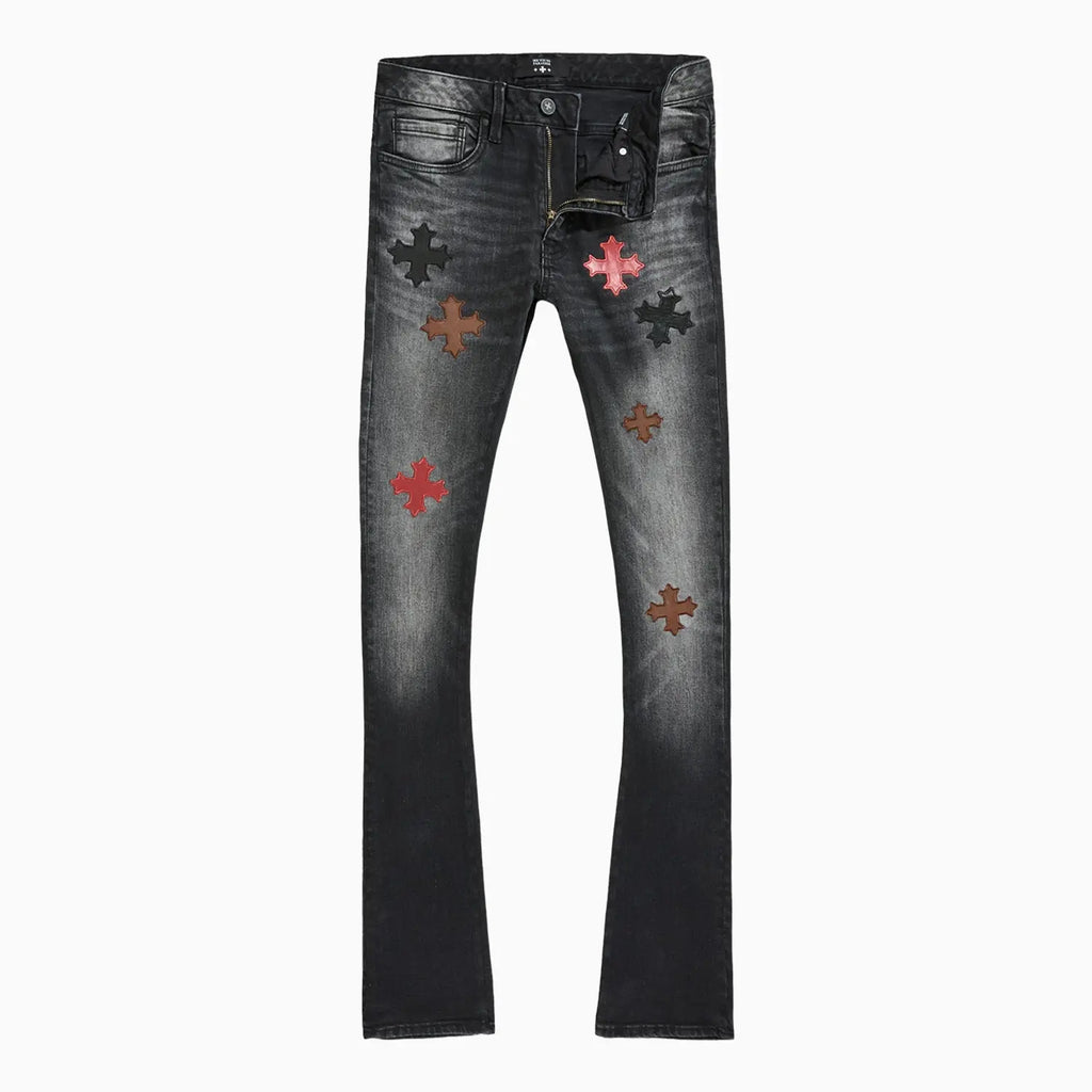 Pantalón vaquero apilado de hombre Reckoning