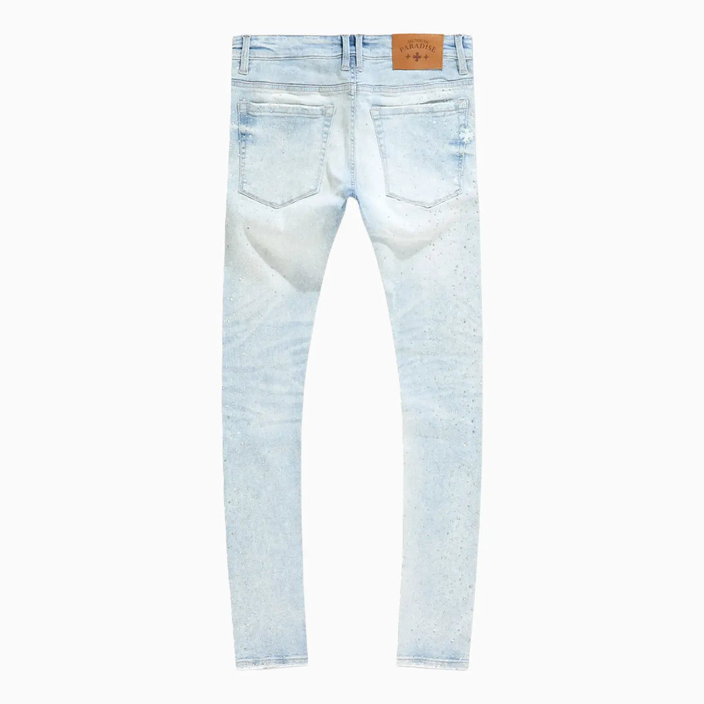 Pantalones de mezclilla ajustados ultraligeros para hombre