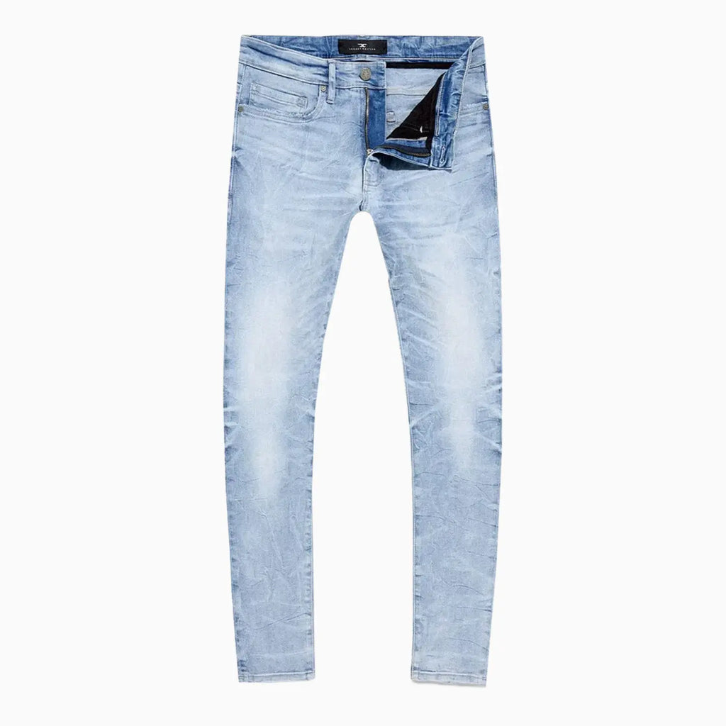 Pantalón de mezclilla Alexander Pure de corte slim cónico para hombre