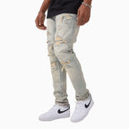 Pantalón de mezclilla Newport de corte entallado para hombre