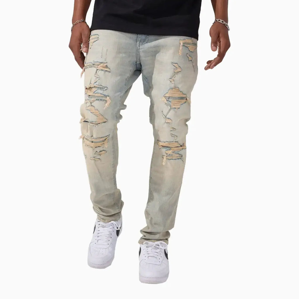 Pantalón de mezclilla Newport de corte entallado para hombre