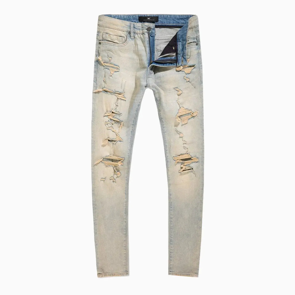Pantalón de mezclilla Newport de corte entallado para hombre
