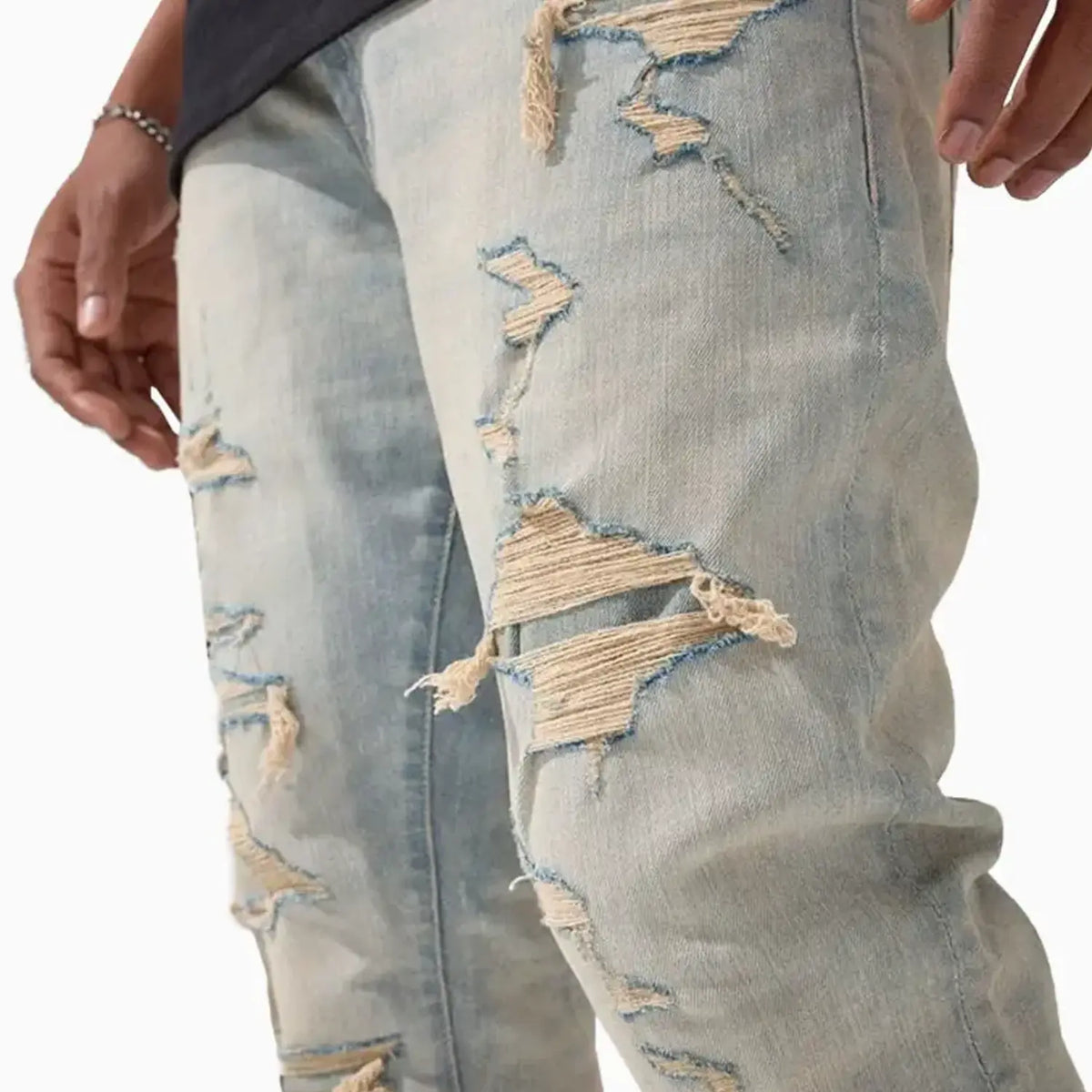 Pantalón de mezclilla Newport de corte entallado para hombre