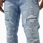 Pantalón de mezclilla Newport de corte entallado para hombre