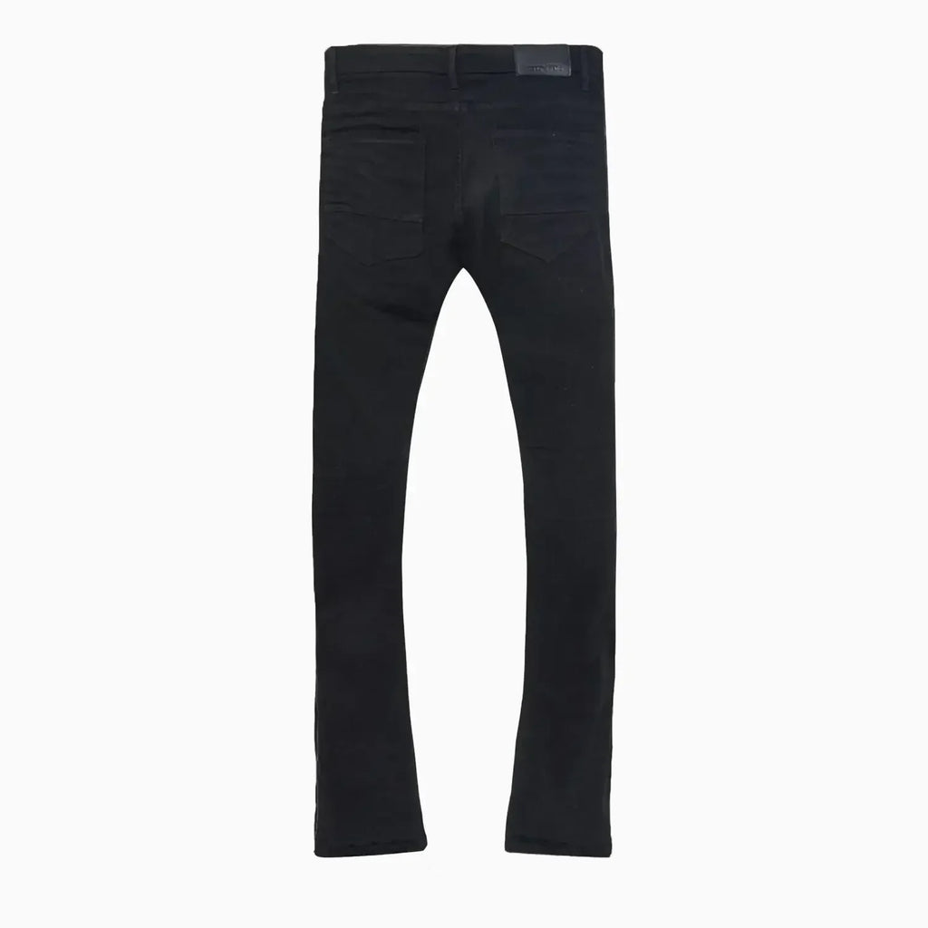 Pantalón vaquero de hombre con ajuste entallado y tiro limpio