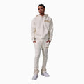 Conjunto de sudadera y pantalón de chándal de felpa SYIP para hombre